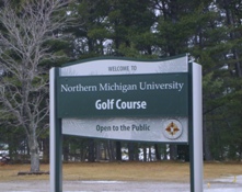 Golf Course Sign
