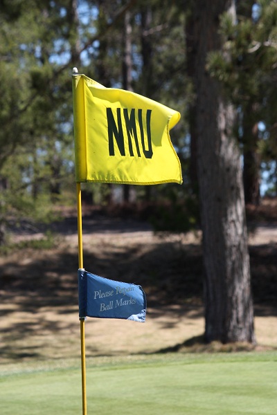 NMU Flag on Hole